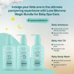 LOVE MOMMA Magic Bundle for Baby Spa Care (Baby Shampoo, Hair Oil, Body Wash)