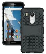 Foso Lg Nexus 5X Black Kickstand Back Cover 21.6 x 11.8 x 1.4 cm