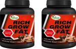 Inlazer Rich Grow Weight Gain Powder _Weight Gainer with Enzyme Blend, Protein Powder Weight Gainers/Mass Gainers (400 g, No Flavour)