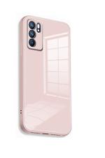 Sonty Oneplus 6T Peach And Glass Waterproof And Shock Absorbent Mobile Back Cover