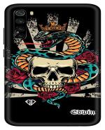 Wrap Craft Fancy Sticker Printed Multicolor Back Skin High Quality Premium Protected Mobile Skin For REDMI NOTE 8 Multi Colour Stickers Vinyl Material 100% Removable (REDMI NOTE 8-227 )