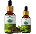 Nature Glow Herbal Premium Tea Tree Essential Oil - 100% Pure Natural Oil for Skin and Hair Care - Antimicrobial, and Aromatherapy Benefits-(15 +30) ML