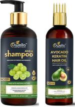 Dwella Herbotech Amla Shampoo And Avocado Keratin Hair Oil - 500 Ml