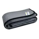 SOFTSPUN Microfiber Super Absorbent Cloth, 500 GSM 35X75 Cms Pack of 1 Grey Silk Banded Edge Towel Set Extra Thick Microfiber Cleaning Cloths Perfect for Bike Auto Cars Both Interior and Exterior.