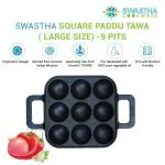 Swastha Cookware Cast Iron Big Paddu/Painyar Tawa