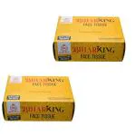 Bihar King | Tissue Box PACK OF 2| 200 sheets Soft & More Absorbent Tissue | Free from optical brightening agent