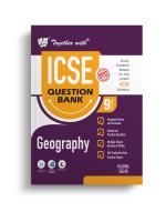 Together with ICSE Question Bank Class 9 Geography Exam 2024-25