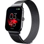 beatXP Marv Neo 1.85 inch (4.6 cm) Display, Bluetooth Calling Smart Watch, Smart AI Voice Assistant, 100+ Sports Modes, Heart & SpO2 Monitoring, IP68, Fast Charging (Free Size, Modern, Black Magnetic)