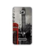 Casotec London Theme Design Printed Silicon Soft TPU Back Case Cover for Micromax Canvas Spark 3 Q385