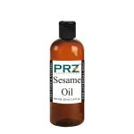 PRZ Sesame Seed Cold Pressed Carrier Oil Skin Care and Hair Care, 50 ml