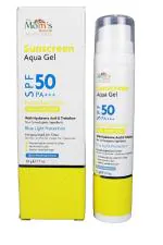 The Mom’s Umbrella Sunscreen Aqua Ultra Light Gel with SPF 50 PA++++ For Broad Spectrum, UV A, UV B & Blue Light Protection - 50g pack of 4