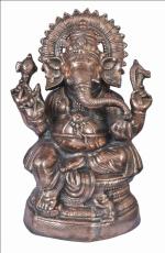 Jag Mohan Yogesh Lord Ganesh/Ganpati God Idol In Gun Metal Copper Color