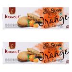 Kravour Orange Sugar Free Cookies 150Gm (Pack Of 2)