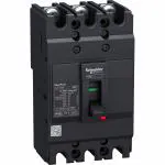 Schneider Electric Circuit Breaker EasyPact EZC MCCB EZC100F TMD 80A 3 Pole 3d