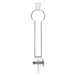 ABGIL Borosilicate Glass Chromatography Column With Reservoir Sintered Disc & Ptfe Stopcock Bore(18mm) Length(450mm)