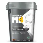 BIGNLEAN.COM MuscleBlaze Biozyme Whey Protein, 4 kg (8.8 lb), Rich Milk Chocolate