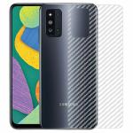 Kite Digital Samsung F52 Back Screen Protective Film Carbon Fiber Skin Transparent Screen Guard Sticker