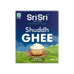 Sri Sri Tattva 450ml Shuddh Ghee - Danedar, Pure & Tasty (Tetrapack)