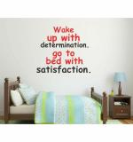 WOLPEP Multicolor Vinyl Motivational Quotes Wall Sticker