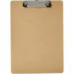 JBM Wooden Writing/Exam Board/Clipboard Lightweight Exampad | Heavy Duty Clip for Office(Pack of 1)