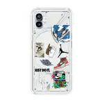 Emble Label Air Jordan Soft Silicone Case For Nothing Phone 1( Tpu| Soft, Nothing Phone 1| Multicolor)