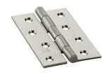 AKS Stainless Steel Seamless Butt Door Hinges Size 5 Inch X1 Inch X2.5mm Finish Satin SS Pack of 2 Piece