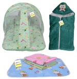 Kwitchy New Born Baby Daily Essentail Bedding Combo Pack