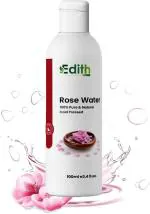 Edith Naturals Pink Rose Toner, Refreshing & Hydrating with Hazel & Peppermint Men & Women (100 ml)