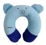 Pseudo Baby Soft Neck Supporting Pillow for Head Shaping Baby (0-18 Month) Blue pack of 1
