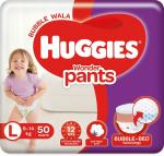 Huggies Wonder Pants Baby Diapers Large 50 Pieces