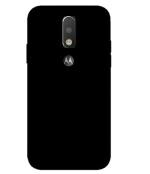 LazyLion Motorola Moto G4 Plus Candy Black Silicone Shockproof Phone Case with Soft Anti-Scratch Microfiber Lining (Pack of 2)