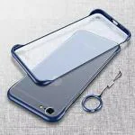 Realcase Blue Silicone Frameless Bumper Case Back Cover For Apple Iphone Se