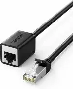 UGREEN 11282, Cat 6 F/UTP Ethernet RJ45 Extension Male/Female Patch Cord, 3m (Black)