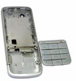 Imbi Silver Plastic Full Panel For Nokia C3-01