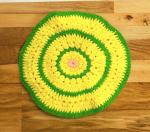 SONAIPORIYA HANDICRAFT PRODUCER COMPANY LIMITED_Handwoven Round Woolen Table Mat | Tea Table Mat | Size: 32 cm x 32 cm