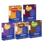 CRISTA Tempering Spices (Masala) Combo Pack| Ajwain x 1, 100 gms| Mustard x 1, 100 gms| Fenugreek x 1, 100 gms| White Sesame x 1, 100 gms|Hing x 1, 100 gms |Pack of 5