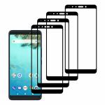 Kite Digital Infinix Note 5 (Black) Tempered Glass Screen Protector with Edge to Edge Coverage and Easy Installation Kit (Pack of 4)