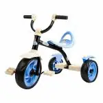 TUMBLR Alpha Kids Tricycle with Eva Wheels | Age Group 18 Months to 5 Years | 98% Assembled Tricylce | Baby Blue-