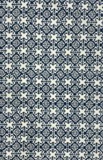 DEJI Block Printed, 200 TC Percale , 100% Cotton, Single Bed Sheet with 1 Pillow Cover - Black