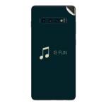 GADGETSWRAP Printed Vinyl Skin Sticker for Samsung Galaxy S10 Plus - music equalizer