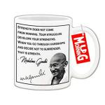 Mug Morning Mahatma Gandhi Quotes Mug Gandhi Coffee Mug Motivational Mug