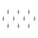 Comet Busters Small Black Bindi (BIN387) Pack of 1