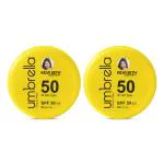 Keya Seth Aromatherapy, Umbrella Sunscreen Powder - SPF 50 UVB, PA+++ UVAm (Pack of 2)