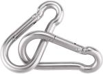 FITCOZI Slip Proof and Sweat Absorbent Carabiner Hook with Trice Strap - 5 inch (pack of 2)