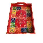 SOMYA CANDLES AND HOME DECOR MDF Wooden Serving Tray