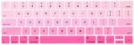 iFyx MacBook Pro 15 inch Gradient Pink Silicone Keyboard Skin Protector Case Cover