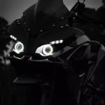 THETRISHAFAB bike light BIKE 60MM 70MM DRL Daytime Running Light Angle Eyes Led Ring Bike (Pack of -2)