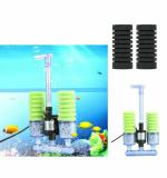 Vayinato Nature Alleles Na -002 Aquarium Green Bio Sponge Filter With X Porus Media And Seeding Bacteria Pump