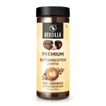 Bevzilla 200 GM Butterscotch Flavoured Instant Coffee Powder | Arabica Beans | Best For Espresso, Latte & Cappucino | Hot & Cold Coffee | Unbreakable Jar