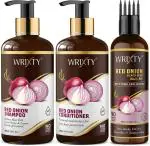WAW Skin Cosmo Anti Hair Fall Range with Onion Shampoo, Conditioner and Onion Hair Oil for Men and Women